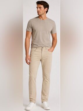 NWT EDWIN Jace Classic Straight Leg Jeans in Oyster Sz‎ 38 $168